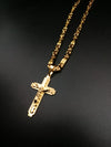 COLLANA PIASTRE CON CROCI PUNZONATE 016