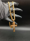 COLLANA PIASTRE CON CROCI PUNZONATE 011