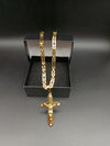 COLLANA PIASTRE CON CROCI INCISE 017