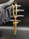 COLLANA PIASTRE CON CROCI INCISE 017