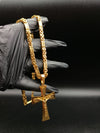 COLLANA PIASTRE CON CROCI PUNZONATE 03