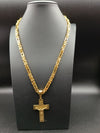 COLLANA PIASTRE CON CROCI INCISE 08
