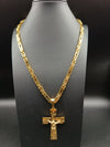 COLLANA PIASTRE CON CROCI INCISE 018