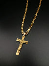 COLLANA PIASTRE CON CROCI PUNZONATE 012